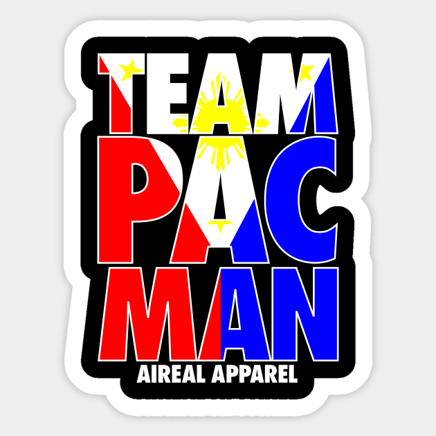 Team Manny Pacquiao Filipino Flag Sticker by airealapparel